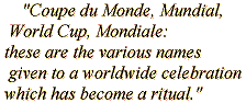 Coupe du Monde quote.
