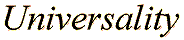 Universality