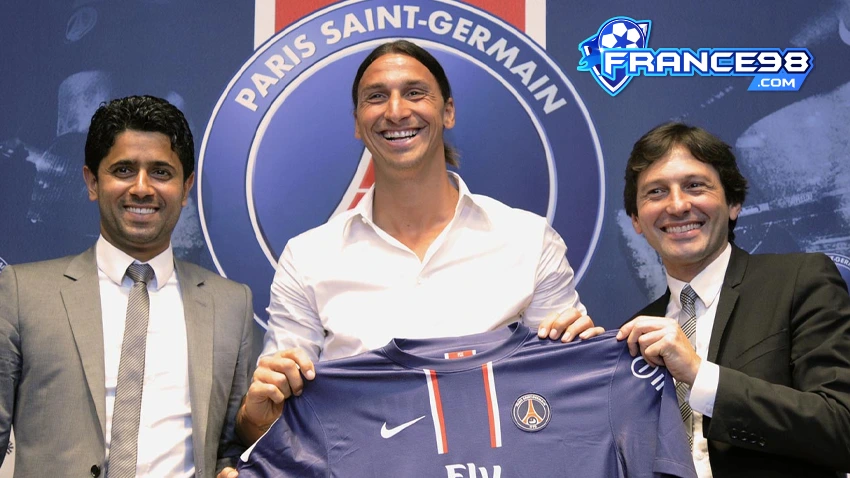 Zlatan Ibrahimovic đến PSG năm 2011