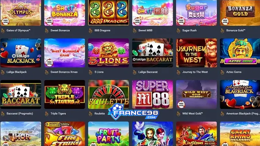 Slot Games M88 đa dạng